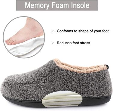 Домашні тапочки чоловічі RockDove Nomad з пам'яттю, сірі (46/47 EU)