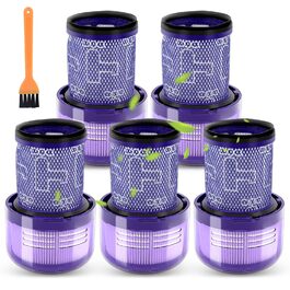 Фільтр HEPA для пилососа Dyson V15 Detect/V11/V12 (3 шт) - Комплект мийних та багаторазових фільтрів 970013-02
