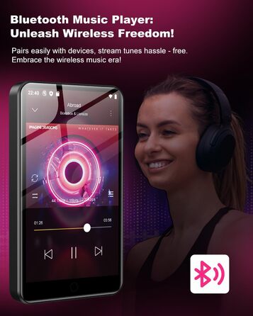 MP3 плеєр 80GB з Bluetooth та WiFi, 4.0