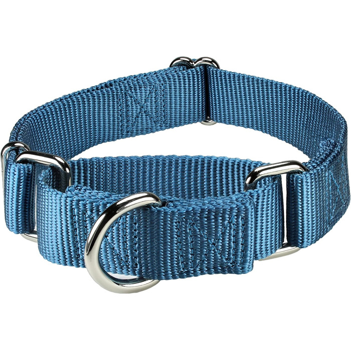 Нашийник для собак Mikivery Marraht з металевим декором, для малих, середніх та великих собак, чорний, розмір M (35.5-53 см)