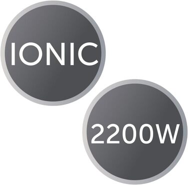 Фен Remington D3198: Іонний, з насадкою-дифузором та насадкою для укладки, 2200W, чорний (EU)