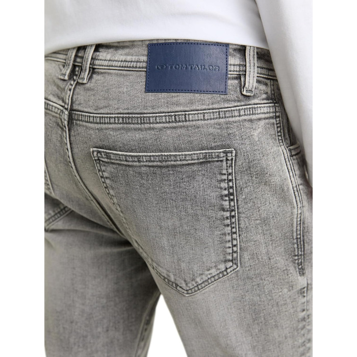 Джинси чоловічі Tom Tailor TTJOSH Regular Slim 34W/32L світло-сірі, деним