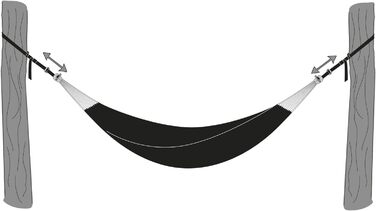AMAZONAS Ultra-Light Hammock Mosquito Traveller 450 g 220cm x 140cm Packed size 22.5 x 9cm up to 150kg (Green, Bundle with T-Strap Hanging Set)