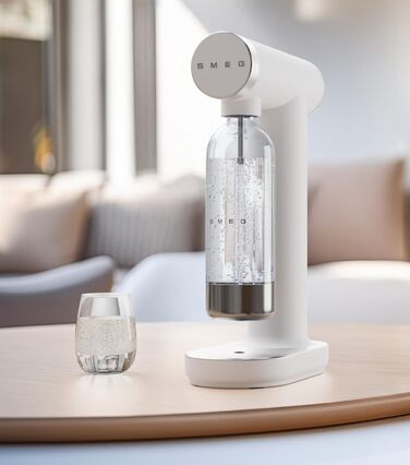 Smeg SKC01BLM Содовий апарат з регулятором газування, 800 мл, матово-чорний