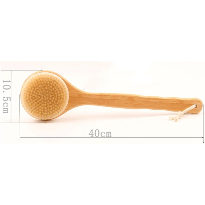Bath brushes with boar bristles, bamboo, long handle, for men and women, bath brushes, shower brush