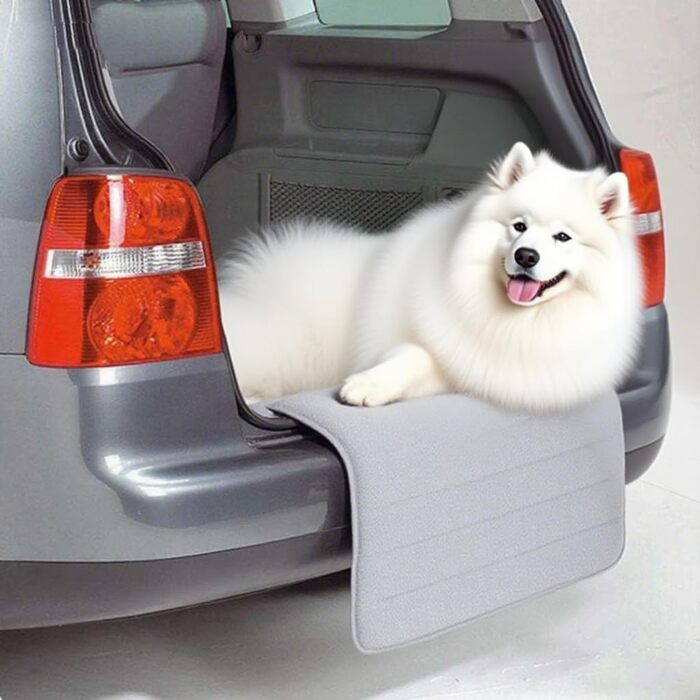 Захист для багажника автомобіля Big Ant для собак, амортизатор, сірий - підходить для будь-якого авто