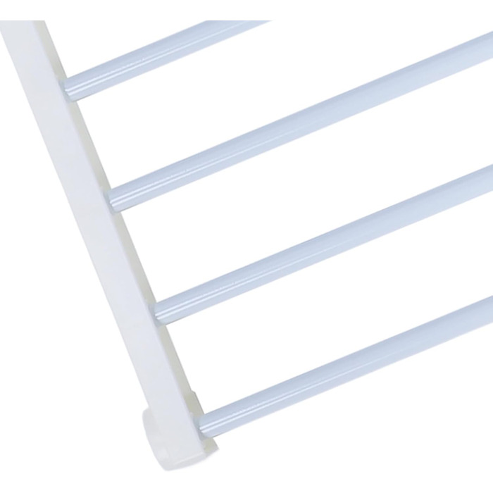 Розширюване переносне захисне ґратка для собак та дітей, сталевий каркас, чорний колір, висота 42/36 см