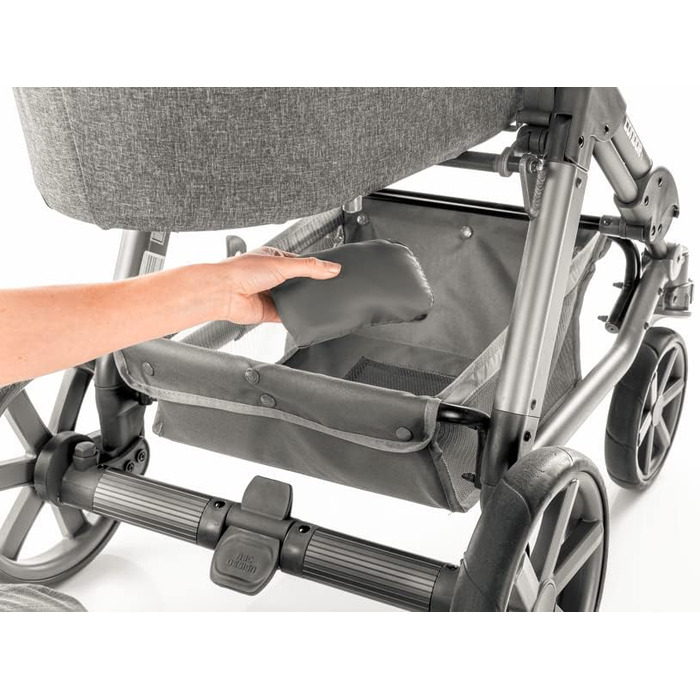 Inlesioo Mosquito Net for Strollers – Jogging Strollers Insect Net – Universal Fit – Premium Quality – Tear-resistant & Washable – Gray