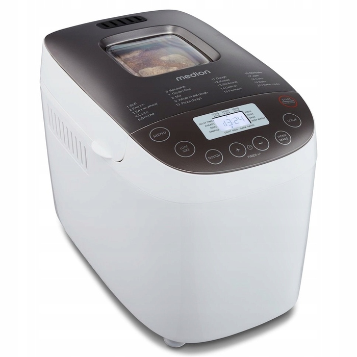 Хлібопічка Medion MD12040, біла, 950 Вт