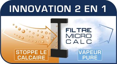Відпарювач дорожній Calor Pure Dampfbügeleisen FV9839C0 - чорний/золотий (3000 Вт, 350 мл, 260 г/хв)