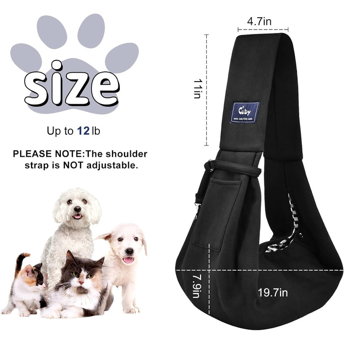 Сумка-переноска для собак CUBY, літня, для маленьких собак та котів, сітка, одно плече, чорний колір. З підкладкою для лап.