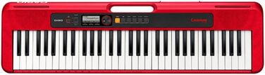 Клавішний інструмент Casio Casiotone CT-S200RD: 61 клавіша, 400 звуків, 77 ритмів, червоний колір