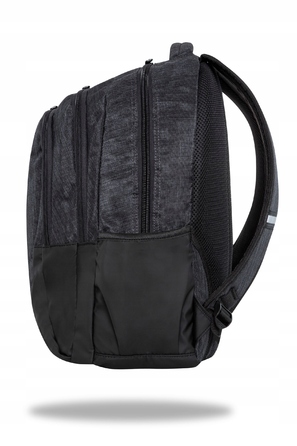 Багатовідсіковий шкільний рюкзак CoolPack, чорний, 27 л