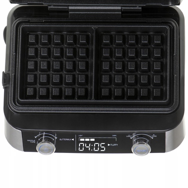 Вафельниця Adler AD 3084, 2400 Вт, LCD-дисплей, 5 програм, чорна
