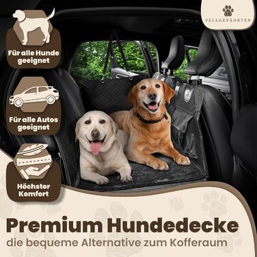 Захист для заднього сидіння авто для собак | М'яка та якісна захисна накидка на заднє сидіння автомобіля | Захист заднього сидіння від собаки
