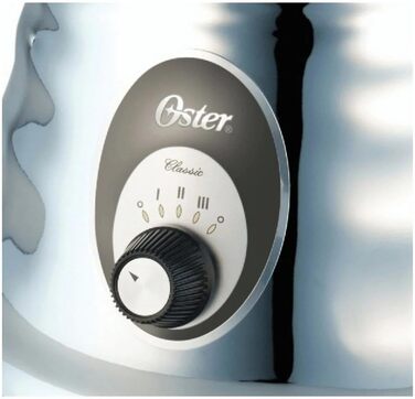 Блендер OSTER Classic для смузі, 600 Вт, 1,25 л, 3 швидкості, скляна чаша, сталеві леза