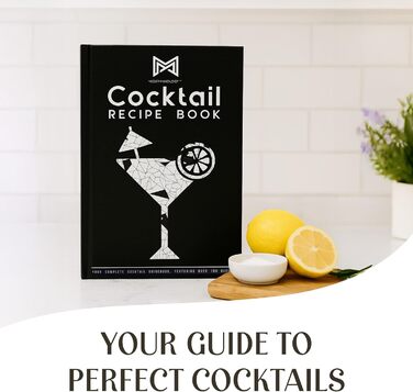 Набір для коктейлів Modern Mixology 21 предмет, стійка, професійний барний набір: шейкер, мірний стакан, ситечко, ложка, пінцет, відкривачка, мадлер (срібний, темно-коричневий)