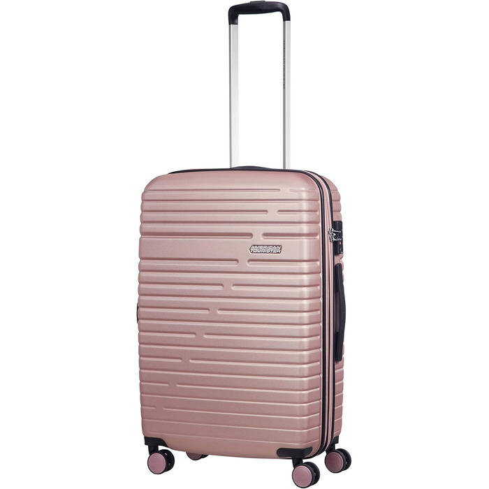 Валіза American Tourister Aero Racer Spinner 68 см, розширювана, 75.5 л, рожевий, легка, на 4 колесах