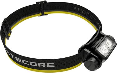 Ліхтарик-налобний Nitecore NU43 1400 Люмен USB-C, з білим і червоним світлом, легкий, акумуляторний, для кемпінгу, бігу, роботи, з органайзером Lumentac