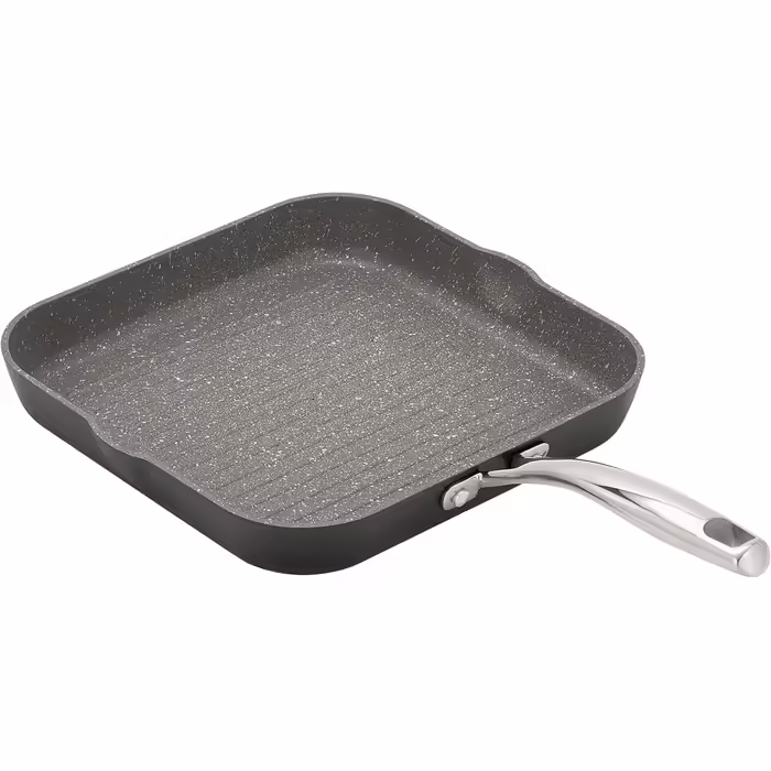 Stellar Rocktanium SP56 - Grill Pan with robust QuanTanium non-stick coating - dishwasher & oven-safe - induction-compatible - 10-year non-stick warranty - 26 cm