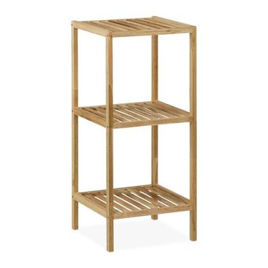 Relaxdays Walnut Open Shelves