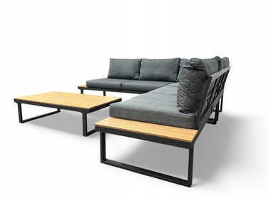 Комплект садових меблів Ideal Garden, метал, сірий, 3 предмети