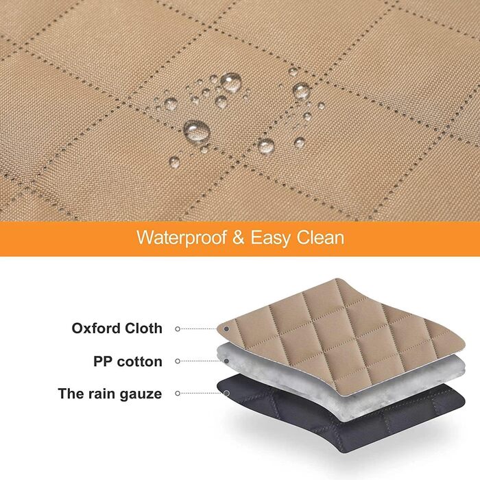 Захисний чохол на сидіння для собак, для автомобілів, позашляховиків та вантажівок з сіткою у вікно, стійкий до подряпин, ковзання та води, з поворотком для прив'язування (Рожевий)