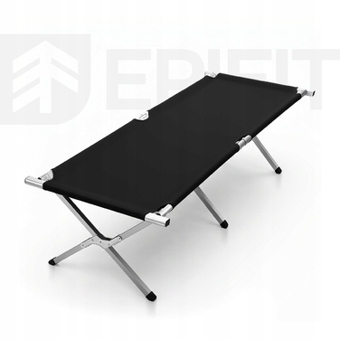 Польове ліжко Epifit 190 см x 72,5 см, чорне