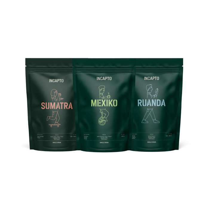 Спешелті кава в зернах Incapto Single-Origin Espresso 100% Арабіка, Minas Gerais, 84 бали SCA, традиційне обсмажування, 1 кг