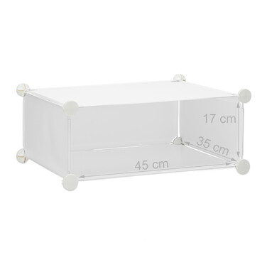 Relaxdays Shoe Cabinet with 12 Compartments