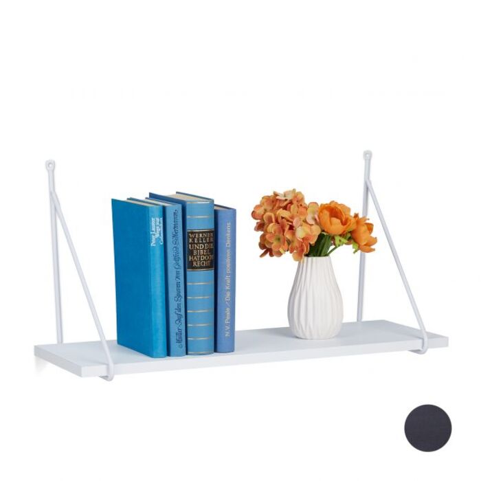 Relaxdays Modern Wall Shelf