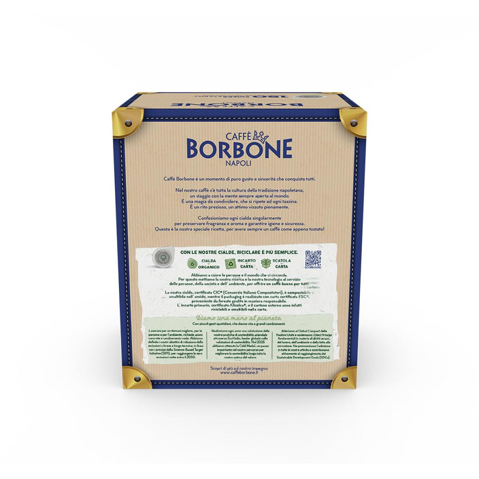 Кавові пади Caffè Borbone Rote Miscela (Червона суміш), ESE 44 мм, біорозкладні, 150 шт