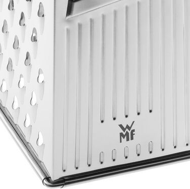 Тёрка кухонна WMF Gourmet Vierkantreibe, нержавіюча сталь, 4 поверхні, 8 x 24 см, Cromargan, для картоплі та овочів, придатна для миття в посудомийній машині