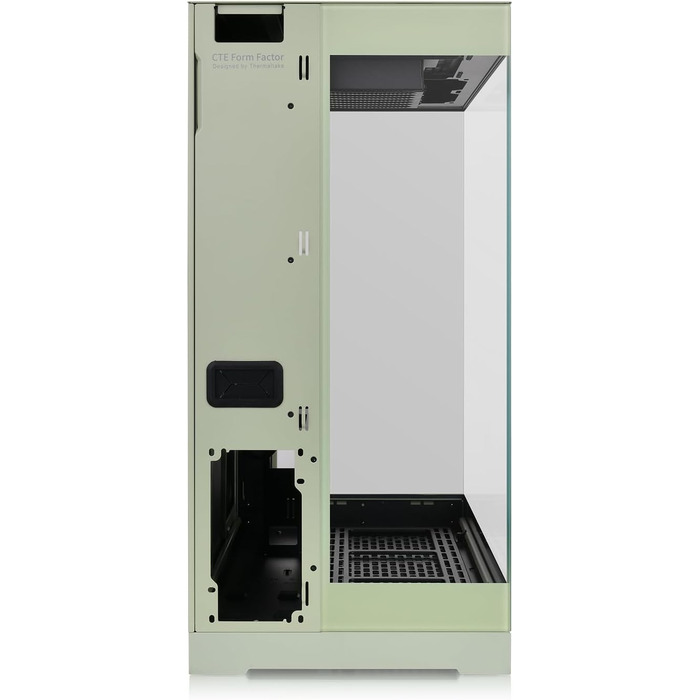 Корпус для ПК Thermaltake CTE E550 TG ATX/E-ATX, двокамерний дизайн, загартоване скло, підтримка радіаторів до 420 мм, Matcha Green