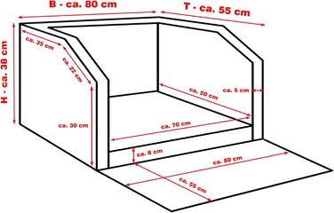CopcoPet Лежанка для собак у багажник автомобіля, 110x90x38 см, штучна шкіра, захист багажника, водовідштовхувальна, стійка до подряпин, нековзна, міцна з захисним покривалом, 80x55 см з системою ременів (Коричнева)