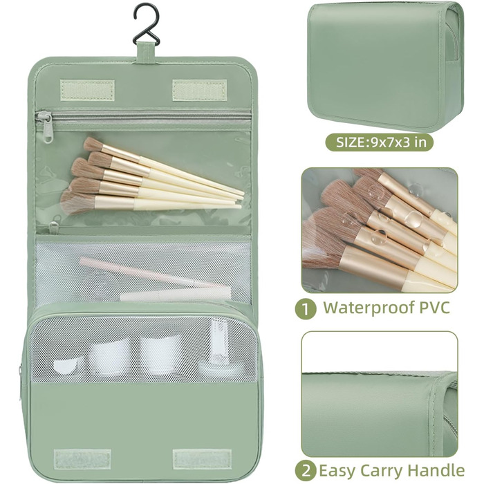 Набір органайзерів для подорожей BAGAIL (8 шт.) різних розмірів – Matcha Green