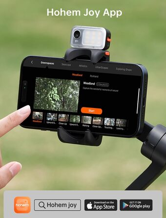 Hohem iSteady V3 – Стабілізатор для смартфона з AI-трекером, магнітним світлом та пультом ДУ