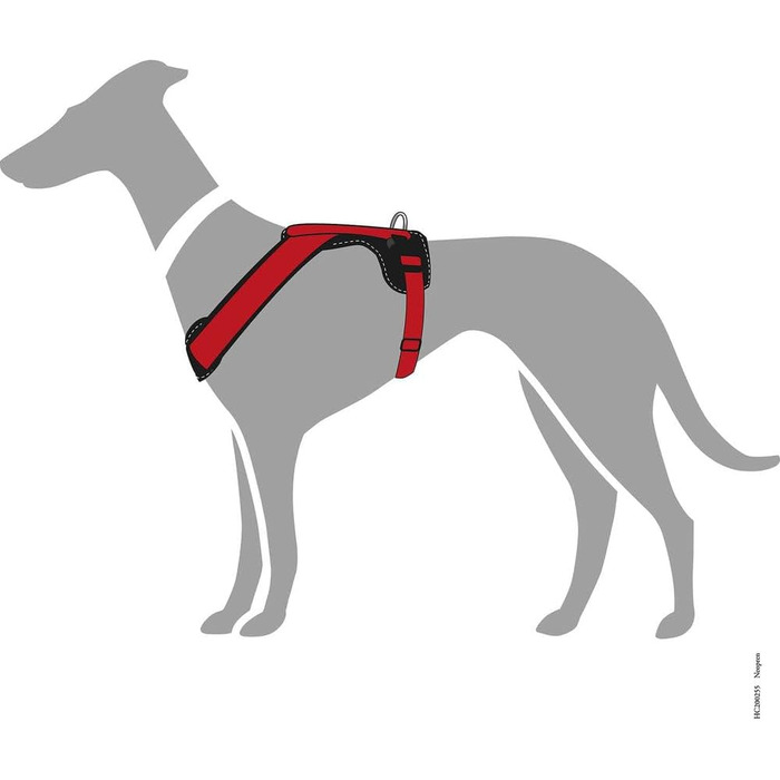 Нашийник для собак HUNTER Neopren, оливковий/чорний, розмір M/1 M/2, міцний нейлон, м'який неопрен, світловідбиваючий 3M Scotchlite, зручний, легкий у догляді