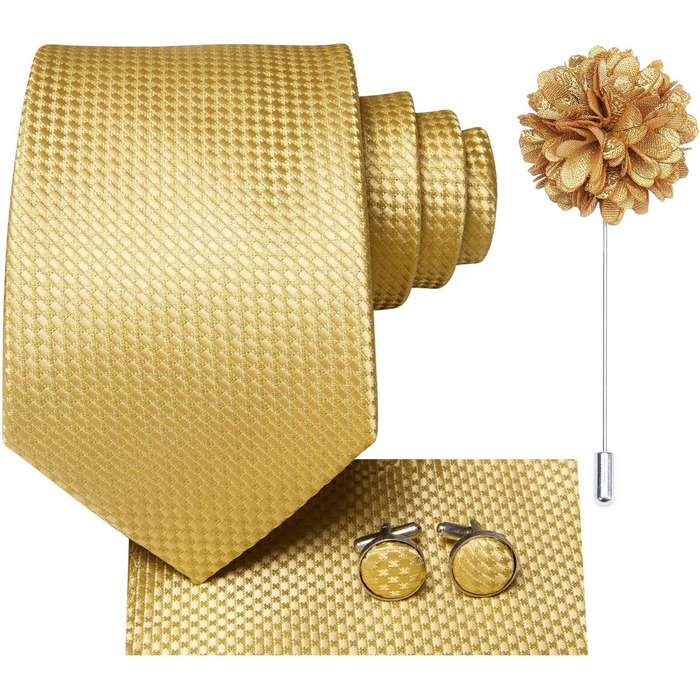 Чоловіча краватка Hi-Tie: чорна, рожева, синя, зелена, з візерунком пава, в клітинку, смужка, крапка, з нагрудною хустинкою та краватковими затискачами. Ідеально для вечірки, ділових зустрічей та особливих подій.