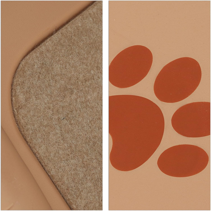 Relaxdays Dog Stairs, 4 Steps, for Small & Large Dogs, Bed & Couch, Car, Pet Stairs, HxBxT: 49 x 39 x 61 cm (beige)