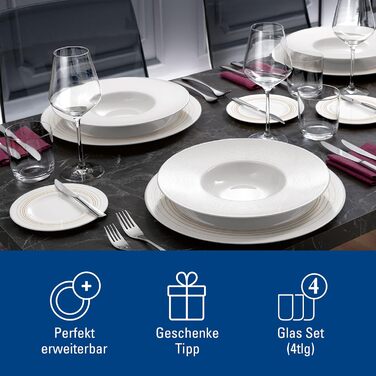 Набір келихів Villeroy & Boch La Divina Burgunder 4 шт., 200 мл, для червоного вина, кришталь, мийка в посудомийній машині