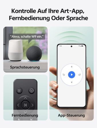 Робот-пилосос Vexilar W9 з функцією миття підлоги, LiDAR-навігація, 5000Pa, 5 карт, 15 зон заборони, керування через додаток, для твердих підлог та килимів, видалення шерсті тварин