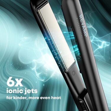 Professional Ceramic Hair Straightener & Curling Iron - 80-235°C with LCD Display, Ionic Plates, Infrared Technology, 3m Cord, & Hair Care Oils