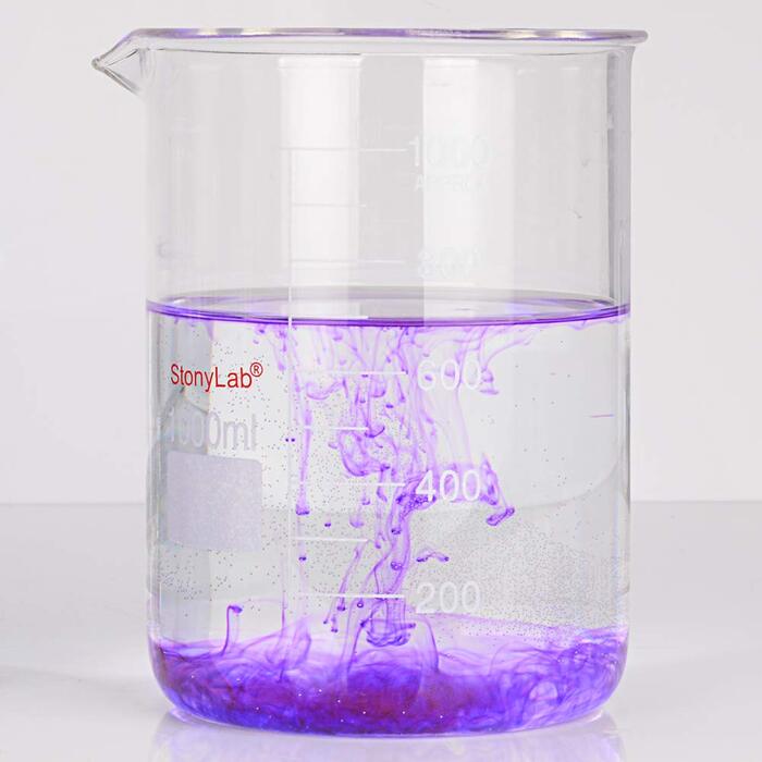 Laboratory Beaker Set, Borosilicate Glass Griffin Beakers with Graduations in Low Form in 5 Sizes, 50ml/100ml/250ml/500ml/1000ml (1L), Combo Pack