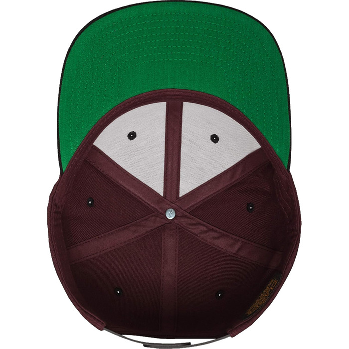 Кепка Baddery Tuner Cap Flexfit Snapback Kolben - для чоловіків та жінок, універсальний розмір (Maroon)