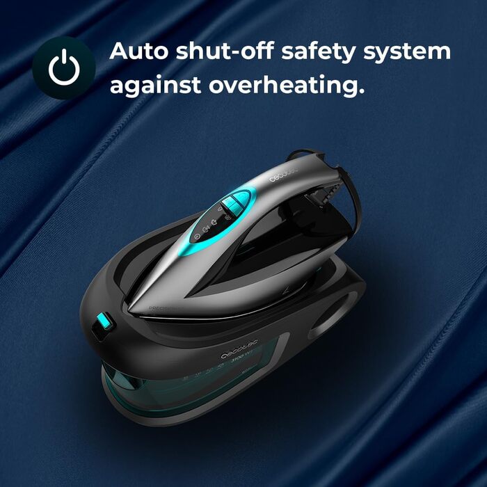 Праска з парогенератором Cecotec IronHero 3200 Essential: 3200 Вт, 8 бар, подача пари 150 г/хв, антикальцій, Turbo Slide