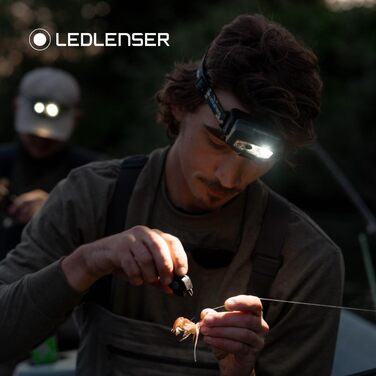 Налобний ліхтар Ledlenser HF8R Core, 1600 люмен, перезаряджуваний, LED, з червоним світлом, водонепроникний IP68, камуфляж, для туризму та активного відпочинку