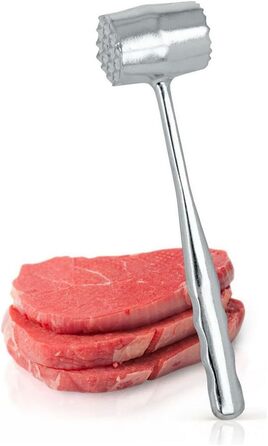 Металекс 255900010 М'ясний молоток 160 г / 20 см, алюмінієвий лит, алюміній