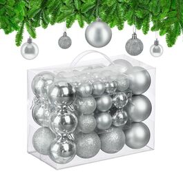 Relaxdays Set of 50 Christmas Baubles