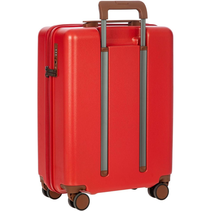 Чемодан на колесах Bric's Ferrara 67 см, чорний (червоний)